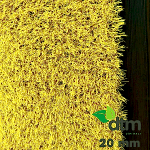 20 mm Sarı Yapay Çim Halı